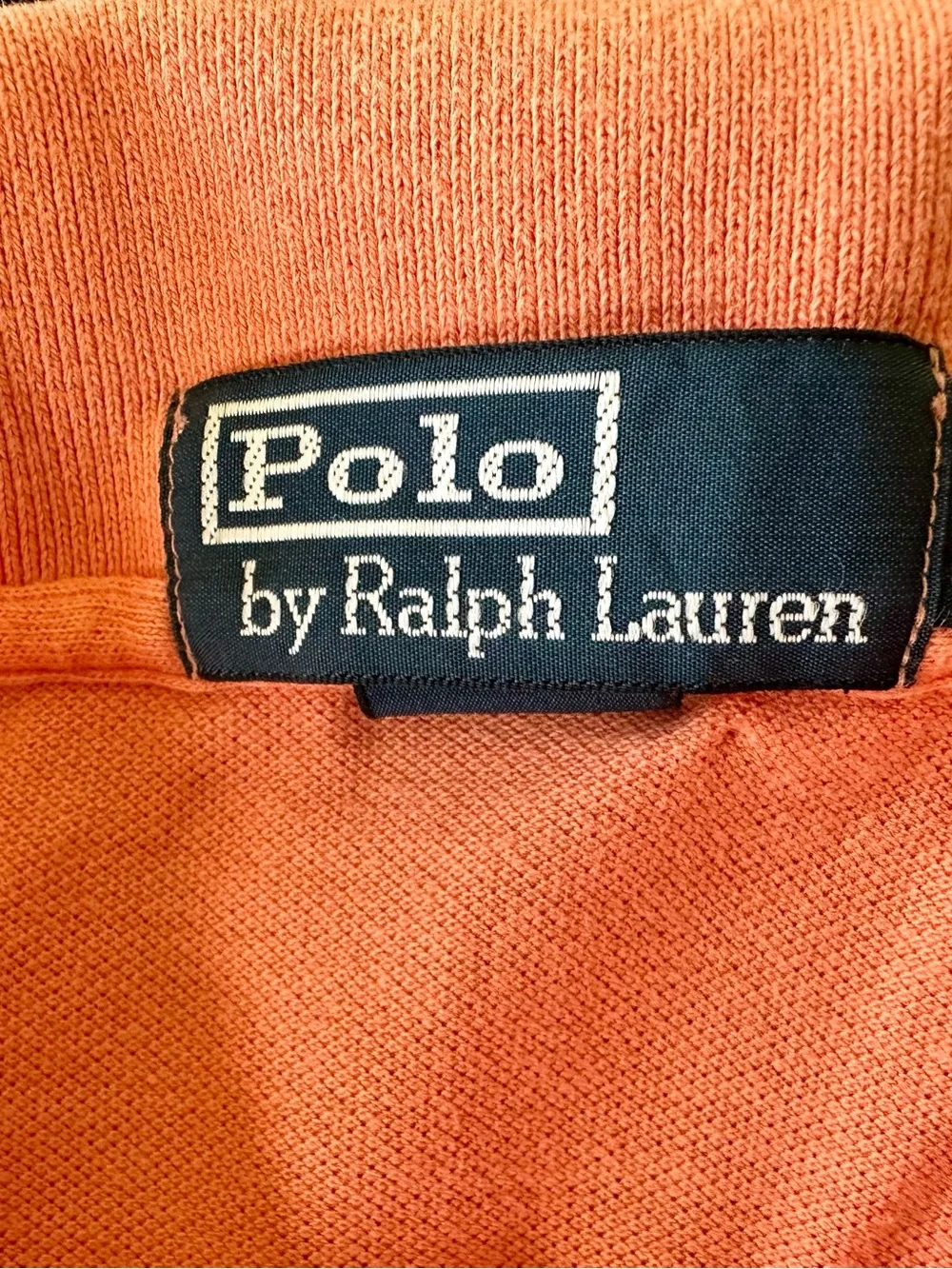 NWOT Men’s Brand New Polo by Ralph Lauren Orange Short-Sleeve collared Polo